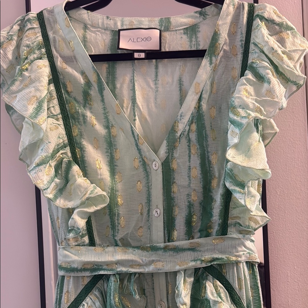 Alexis Green Ruffled Tiered Maxi Dress - Picture 2 of 8